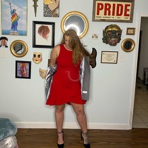 Calvin Klein dress, perfect for Valentine’s Day